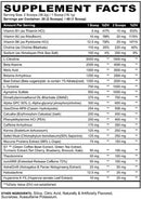 Panda Supps Sinister Savage Pre Workout - Black Magic 40 servings|Pre Workout|Bodyandfitness.com