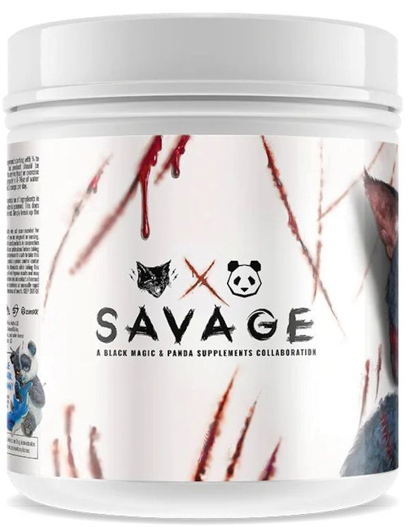 Panda Supps Sinister Savage Pre Workout - Black Magic 40 servings|Pre Workout|Bodyandfitness.com