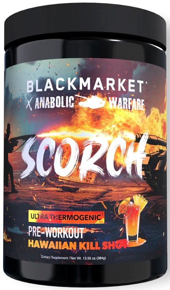 BlackMarket x Anabolic Warfare SCORCH|Pre Workout|Bodyandfitness.com