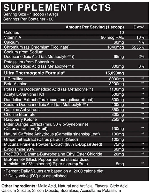 BlackMarket x Anabolic Warfare SCORCH|Pre Workout|Bodyandfitness.com