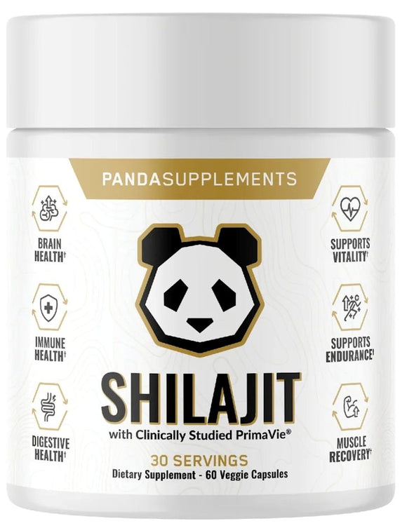PANDA Shilaiit (PrimaVie Shilajit Extract - Fulvic Acid Complex 500 mg)|Muscle Builders|Bodyandfitness.com