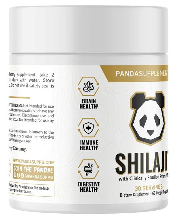 PANDA Shilaiit (PrimaVie Shilajit Extract - Fulvic Acid Complex 500 mg)|Muscle Builders|Bodyandfitness.com