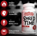 5% Nutrition Shred Time Fat Burner 180 Capsules-2
