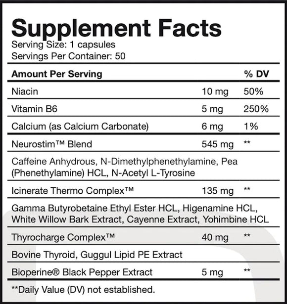 Project AD Shredabull Fat Burner 50 Capsules|Fat Burner|Bodyandfitness.com