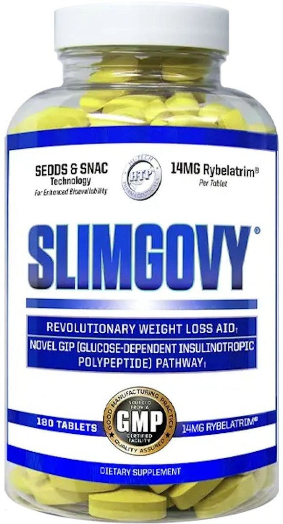 Hi-Tech Pharmaceuticals SLIMGOVY Blood Sugar Metabolism Support! FREE ShredABOL|Fat Burner|Bodyandfitness.com