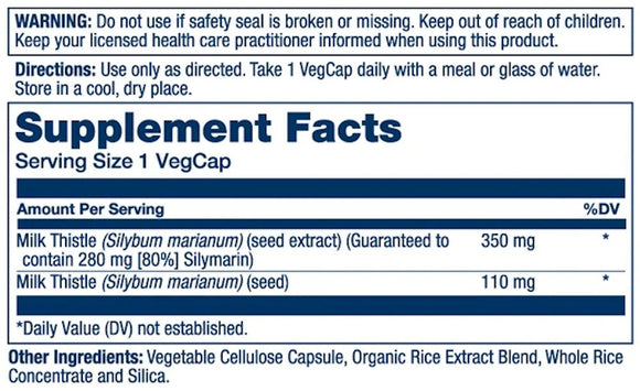 Solaray Milk Thistle|Liver Support|Bodyandfitness.com