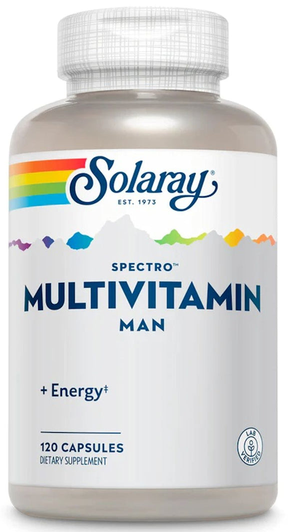 Solaray Spectro Multivitamin Man 120 Capsules|Multi Vitamin|Bodyandfitness.com