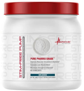 Metabolic Nutrition Stim Free Pump Pre-Workout 30 serving|Muscle Pump|Bodyandfitness.com