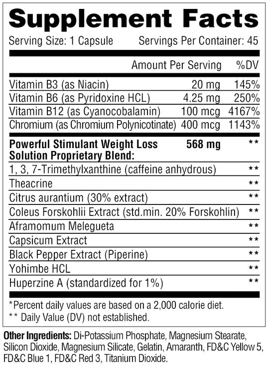 Metabolic Nutrition StimuLean fact