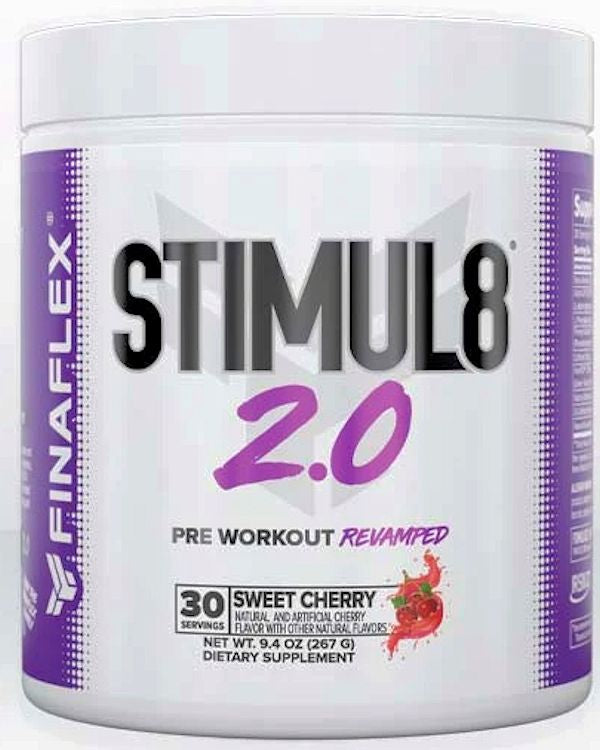 FinaFlex Stimul8 2.0 Pre-Workout cherry