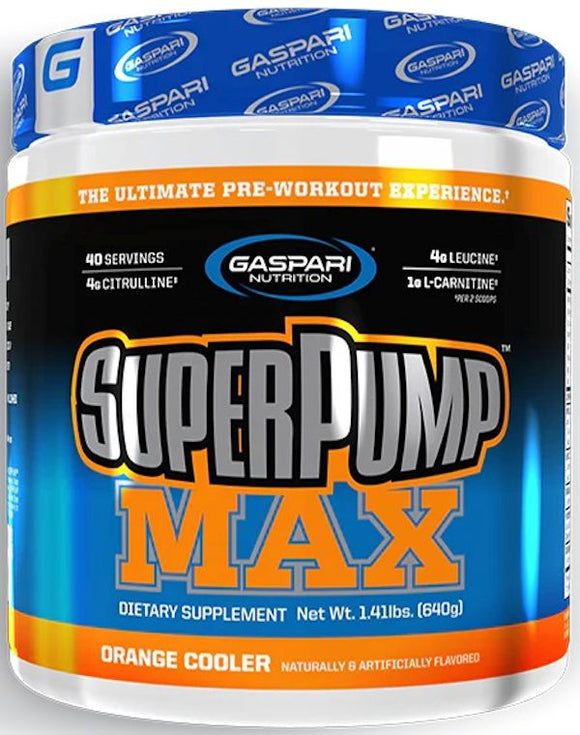 Gaspari Nutrition SuperPump MAX 40 servings|Pre-Workout|Bodyandfitness.com