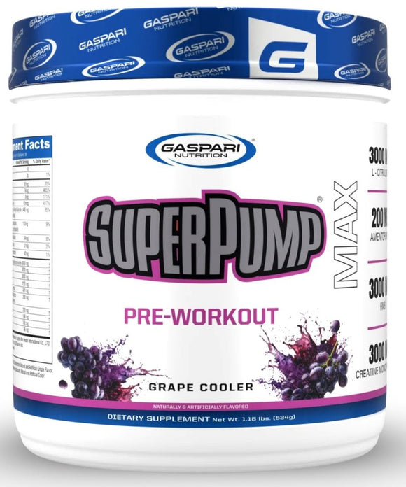 Gaspari Nutrition SuperPump Max New Formula More Pumps