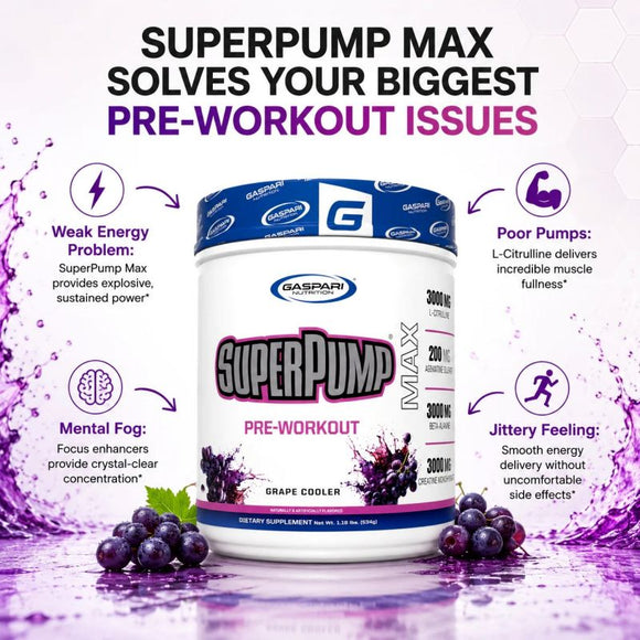 Gaspari Nutrition SuperPump Max New Formula More Pumps