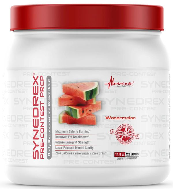 Metabolic Nutrition Synedrex Pre-Workout 60 Servings watermelon