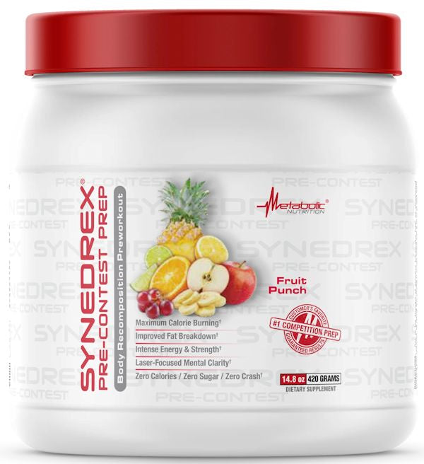 Metabolic Nutrition Synedrex Pre-Workout 60 Servings punch