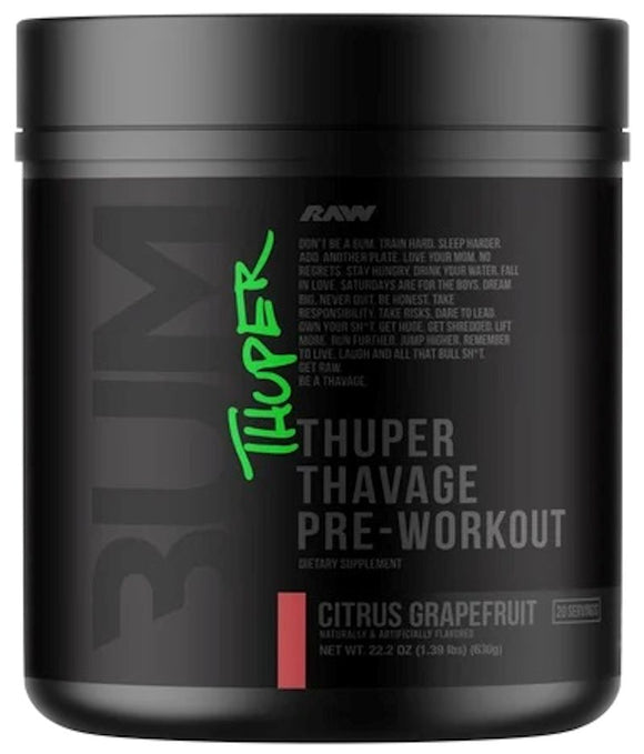 Raw Nutrition BUM Thuper Thavage Pre-Workout
