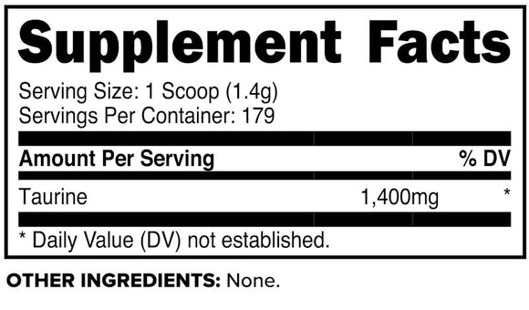 PrimaForce Taurine 125 servings|Amino Acids|Bodyandfitness.com