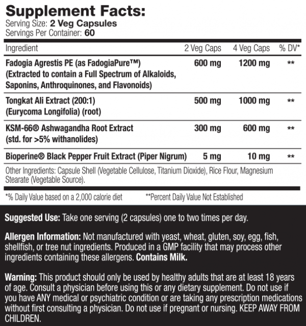 Muscle Addiction Test Fix 120 veg caps