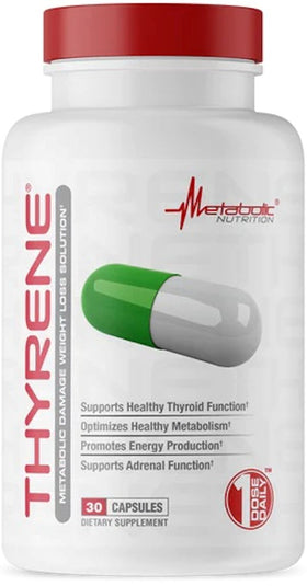 Metabolic Nutrition Thyrene Thyroid Support 30 Capsules|Fat Burner|Bodyandfitness.com