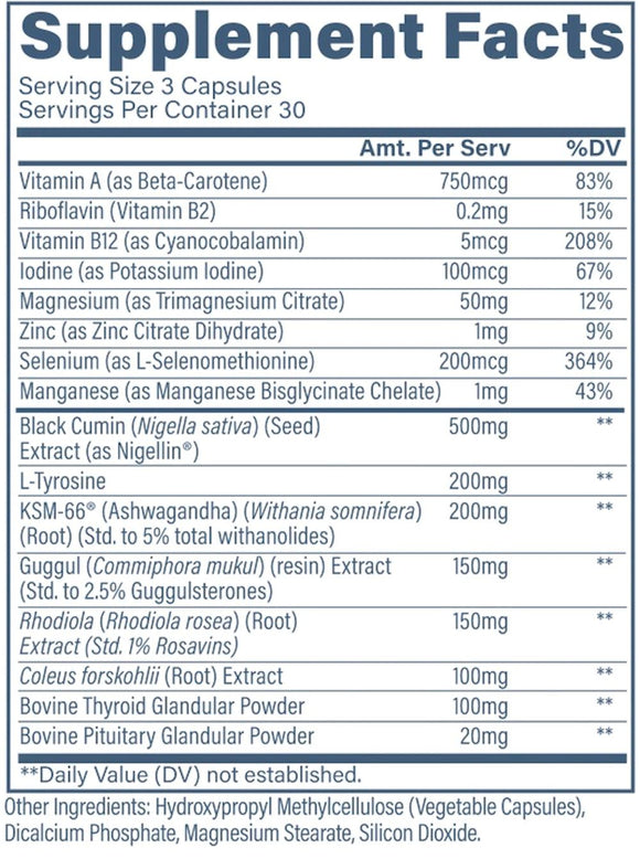 Revive Thyroid Support Healthy Function 90 VegCaps|Weight Management|Bodyandfitness.com