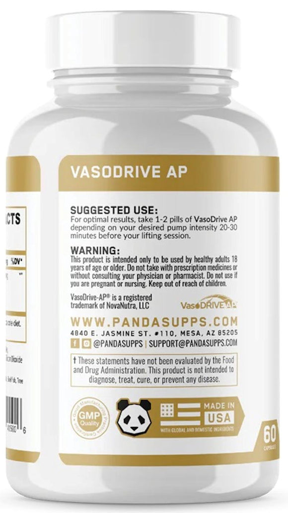 Panda Supps VasoDrive AP|Muscle Pumps|Bodyandfitness.com
