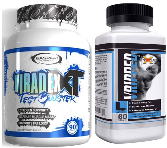 Gaspari Viradex XT, w/ FREE V-Ripped, Lean Muscle Builder