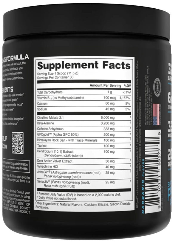 DAS Labs Woke AF High Stimulant|Pre workout|Bodyandfitness.com