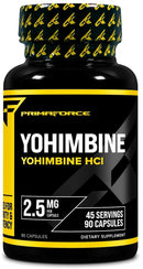 PrimaForce Yohimbine HCl 2.5 mg 90 capsules|Test Booster|Bodyandfitness.com