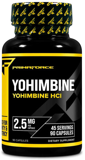 PrimaForce Yohimbine HCl 2.5 mg 90 capsules|Test Booster|Bodyandfitness.com