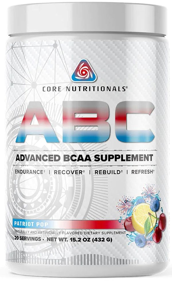 Core Nutritionals ABC Advanced BCAA 20 servings|BCAA|Bodyandfitness.com