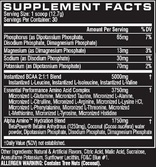 Cellucor Alpha Amino BCAA Recovery 30 servings|BCAA|Bodyandfitness.com