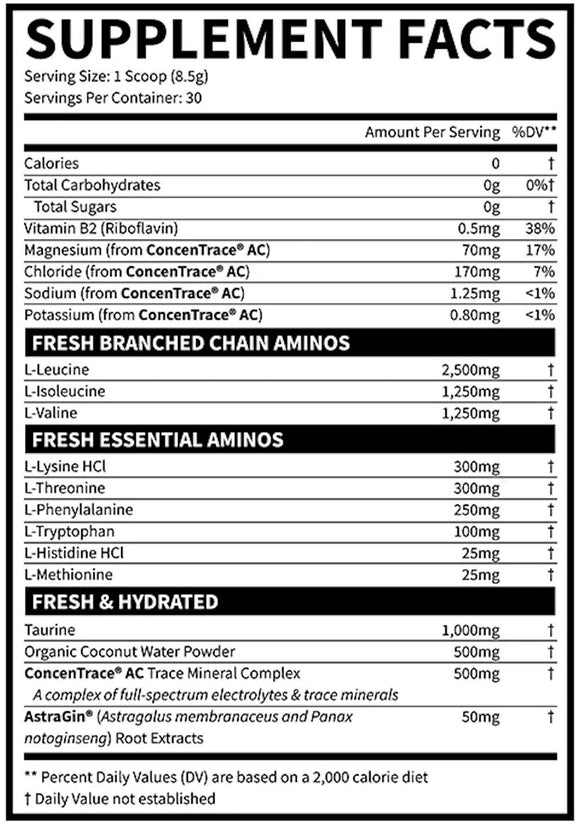 Fresh Supps Fresh Amino|BCAA|Bodyandfitness.com