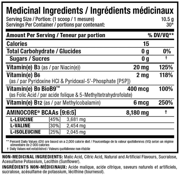 Allmax Aminocore 30 Servings|BCAA|Bodyandfitness.com