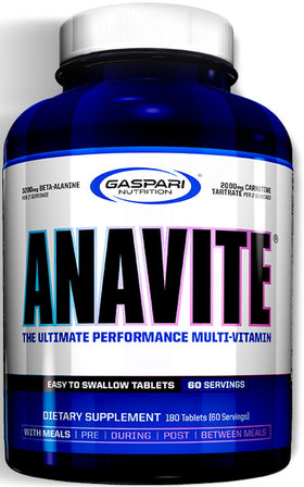 Gaspari Nutrition Anavite 180 Tablets|Multi Vitamin|Bodyandfitness.com