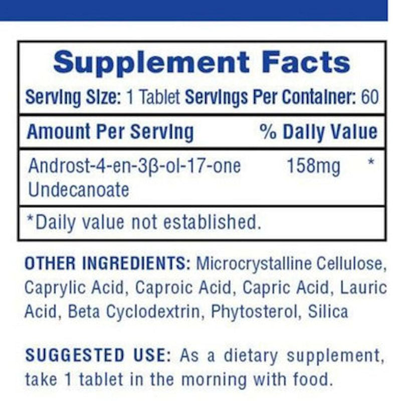 Hi-Tech Pharmaceuticals Androdiol Tabs facts
