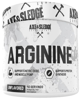 Axe & Sledge Arginine Support Nitric Oxide Pumps 40 Servings|Pre-Workout|Bodyandfitness.com