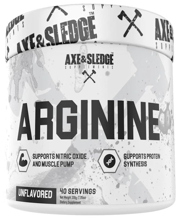 Axe & Sledge Arginine Support Nitric Oxide Pumps 40 Servings|Pre-Workout|Bodyandfitness.com
