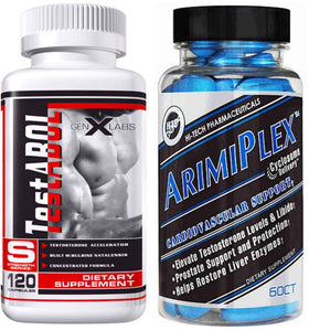 Hi-Tech Pharmaceuticals Arimiplex w/ FREE TEST-Abol, PCT, Test Booster