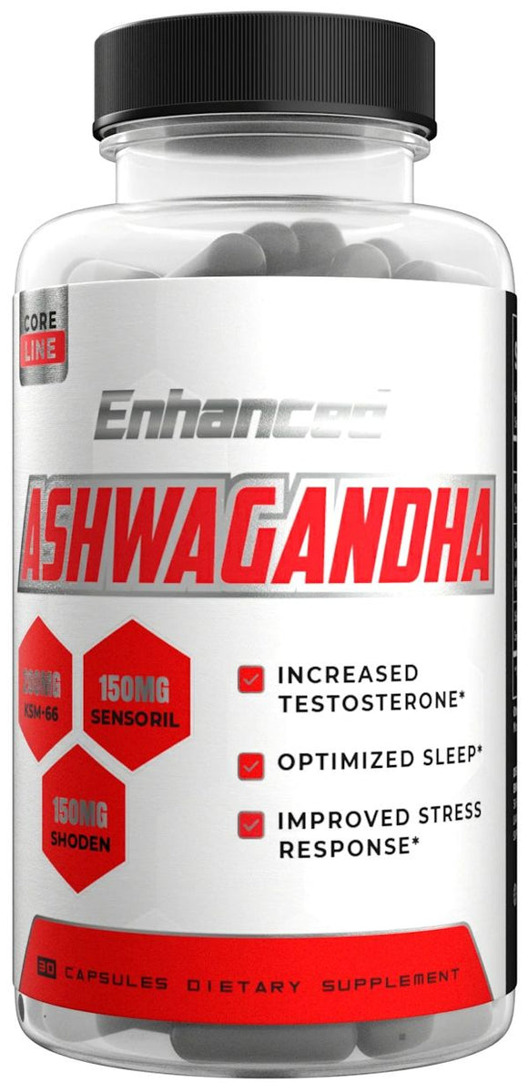 Enhanced Labs Ashwagandha Athletes Performance 30 Capsules|Stress|Bodyandfitness.com