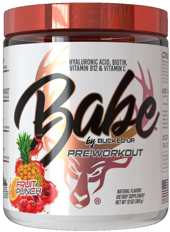 Bucked Up Babe Pre Workout Powder for Women Fruit Punch (Copy)|Pre Workout|Bodyandfitness.com