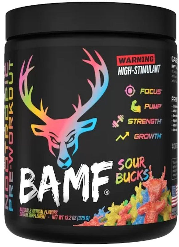 DAS Labs Bucked Up BAMF Nootropic 30 servings|Deer Antler|Bodyandfitness.com