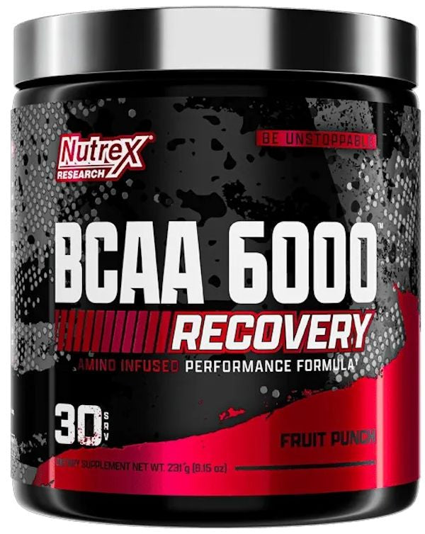 Nutrex BCAA 6000 Recovery Amino Infused Performance Formula punch
