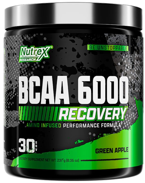 Nutrex BCAA 6000 Recovery Amino Infused Performance Formula green