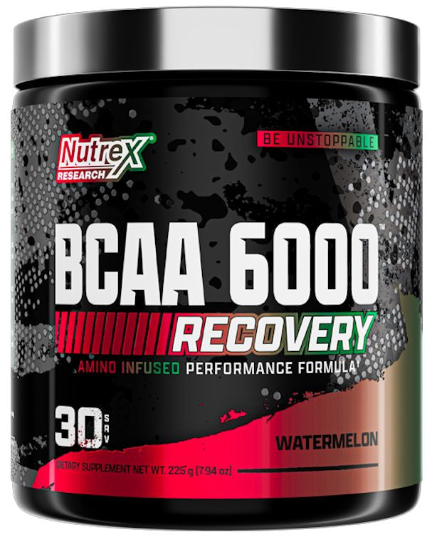 Nutrex BCAA 6000 Recovery Amino Infused Performance Formula water