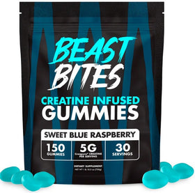 Beast Bites Creatine Infused Gummies 150 Gummies|Creatine|Bodyandfitness.com