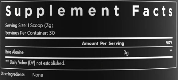 Enhanced Labs Beta Alanine Powder 30 Servings|Pre Workout|Bodyandfitness.com