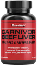 MuscleMeds Carnivor Beef Liver 180 Caps|Amino Acids|Bodyandfitness.com