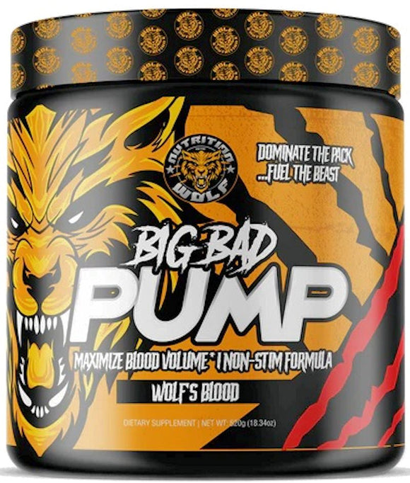 Nutrition Wolf Big Bad Pump|Pre workout|Bodyandfitness.com