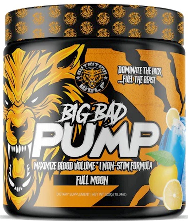 Nutrition Wolf Big Bad Pump blue