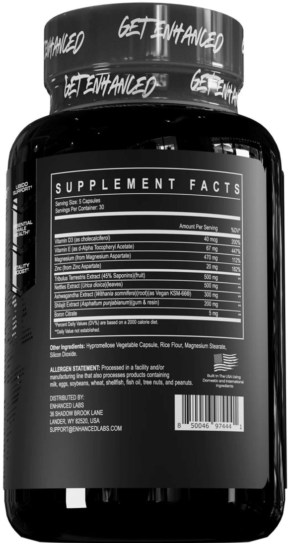 Enhanced Labs Blue Ox Test Enhancer 150 Capsules|Test Booster|Bodyandfitness.com